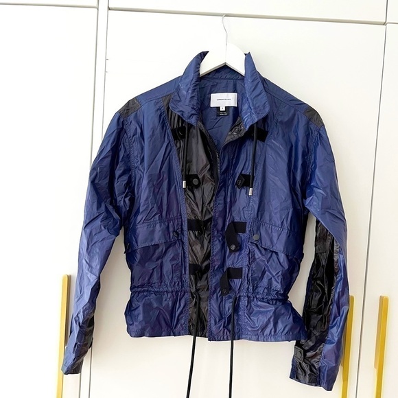 Current/elliott black and blue Rictus jacket windbreaker - Picture 9 of 17